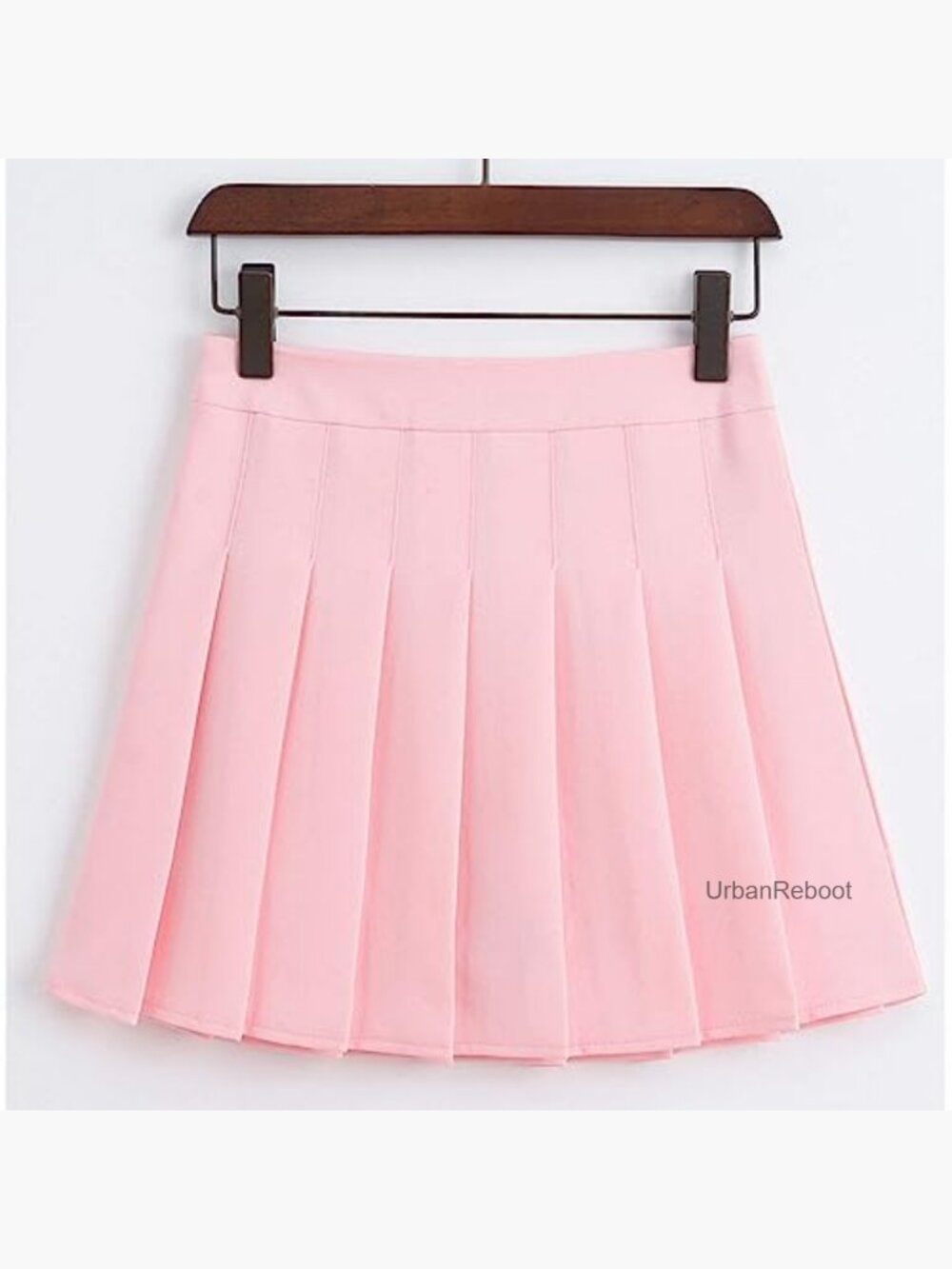 High Waist A-Line Pleated Mini Skirt with Lined Shorts - Picture 2 of 6